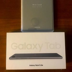 BRAND NEW Samsung tablet and Samsung gray tablet cover